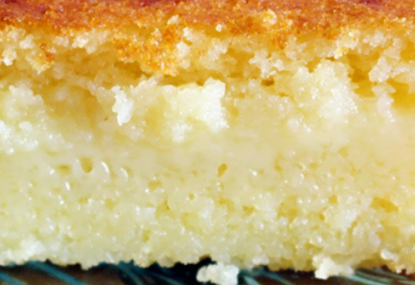 Bolo cremoso de fubá