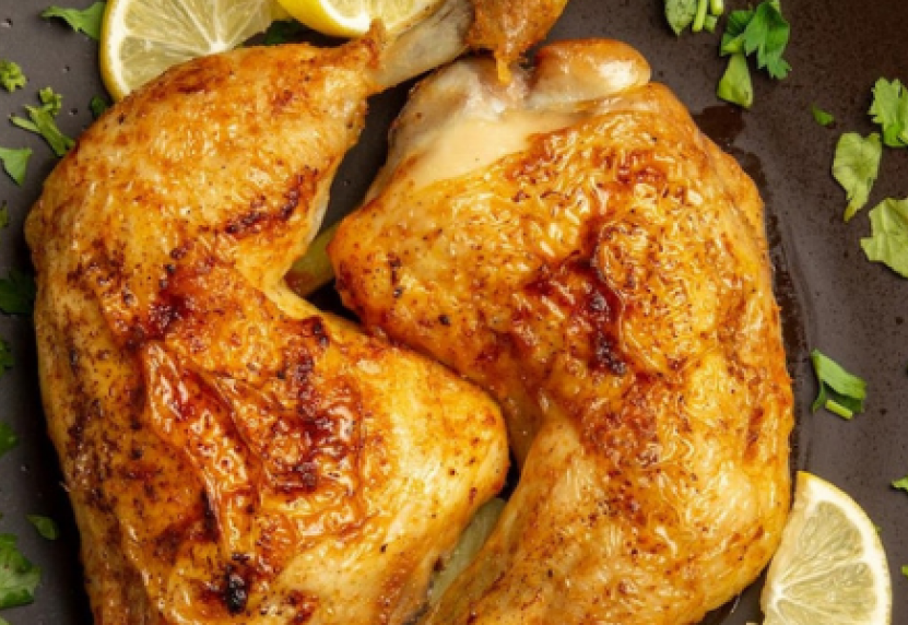 Coxa e sobrecoxa assada