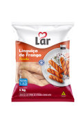Linguica Frango Lar Fina 1kg Congelada Pacote