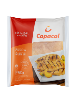 File Peito Fgo Bifes Copacol 800g Pct/Cong Iqf