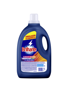 Lava Roupas Liq Brilhante 5l Limpeza Total
