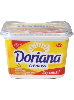 Margarina Doriana 500g Com Sal