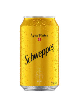 Refrig Schweppes 350ml Lata Agua Tonica