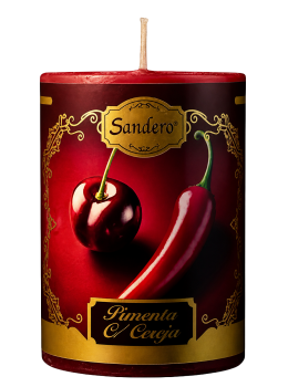 Vela Sandero 150g Pimenta C/ Cereja