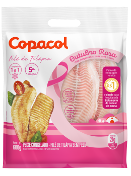 File Tilapia Copacol 600g Outubro Rosa Pacote