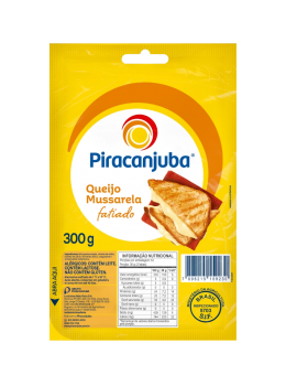 Queijo Mussarela Piracanjuba 300g Fatiada