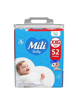 Fralda Mili Baby Giga C/52 Extra Extra Grande