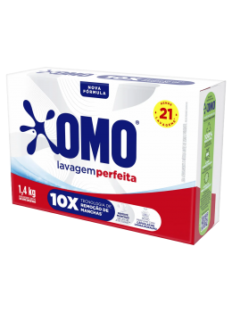 Lava Roupas Po Omo 1,4kg Caixa Todo Ciclo