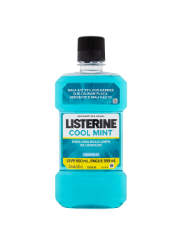 Enx Bucal Listerine 500ml Leve + Pague - Cool Mint