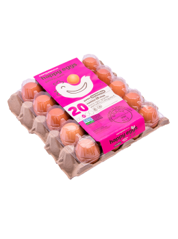 Ovo Vermelho C/20 Happy Eggs