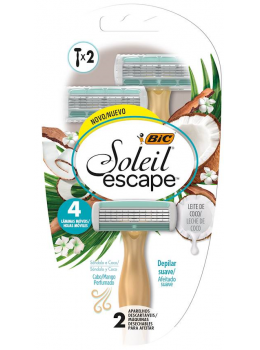 Ap Dep Bic Soleil Escape C/2 Leite Coco