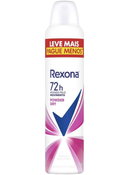 Desod Rexona Aerosol 250ml Fem Powder Dry