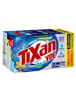 Lava Roupas Po Tixan Ype 2,2kg Caixa Primavera