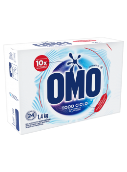 Lava Roupas Po Omo 1,4kg Caixa Todo Ciclo
