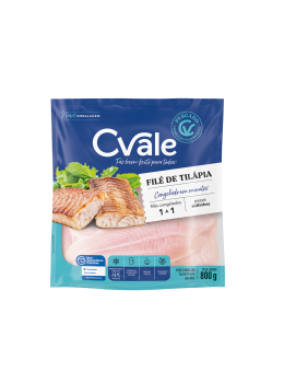 File Tilapia C-Vale 800g Pacote