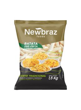 Batata Cong Newbraz 1,5kg Palito