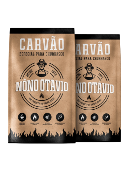 Carvao Vegetal Nono Otavio 4kg 1135