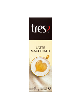 Capsula Tres 11g Cx C/10 Latte Machiato