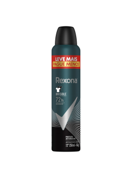 Desod Rexona Aerosol 250ml Men Invisible