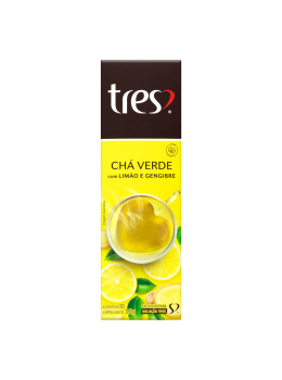 Capsula Tres 3,5g Cx C/10 Cha Limao Gengibre